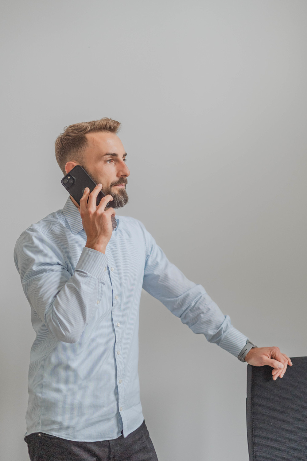 Simon Häberli im Kundengespräch.