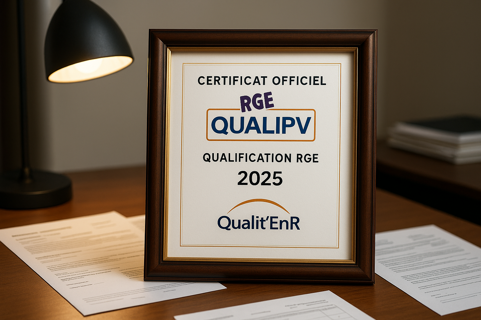 Certificat RGE professionnel