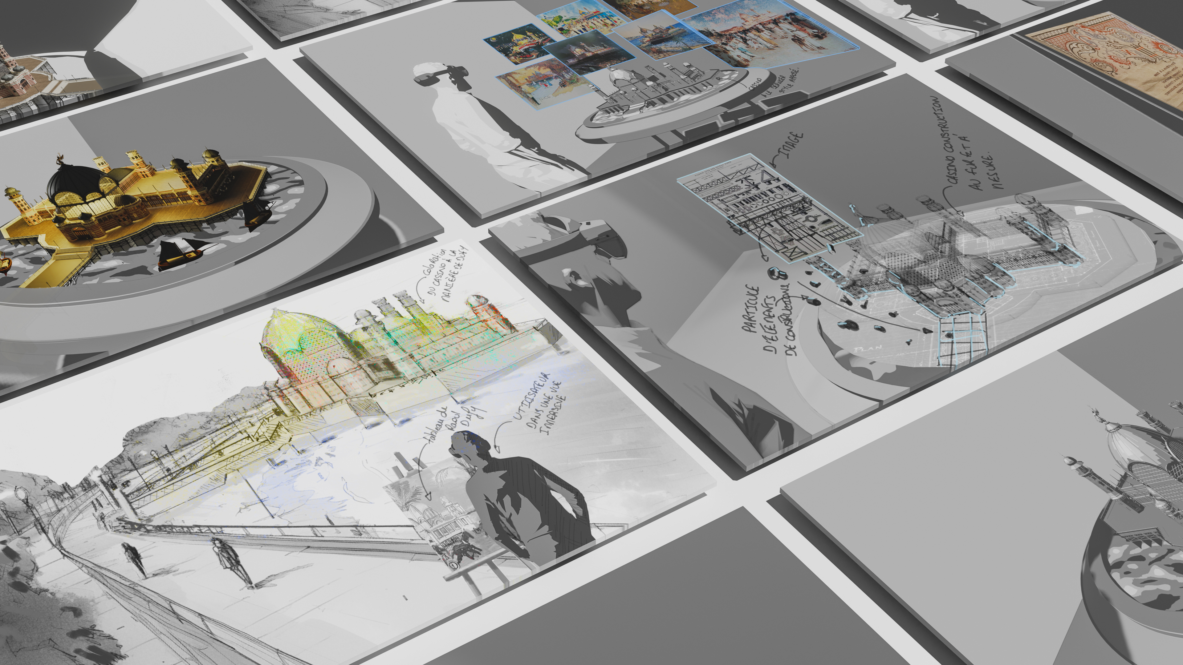 Storyboard of the experience