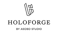 Logo HoloForge by Asobo Studio noir