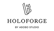 Logo HoloForge by Asobo Studio noir