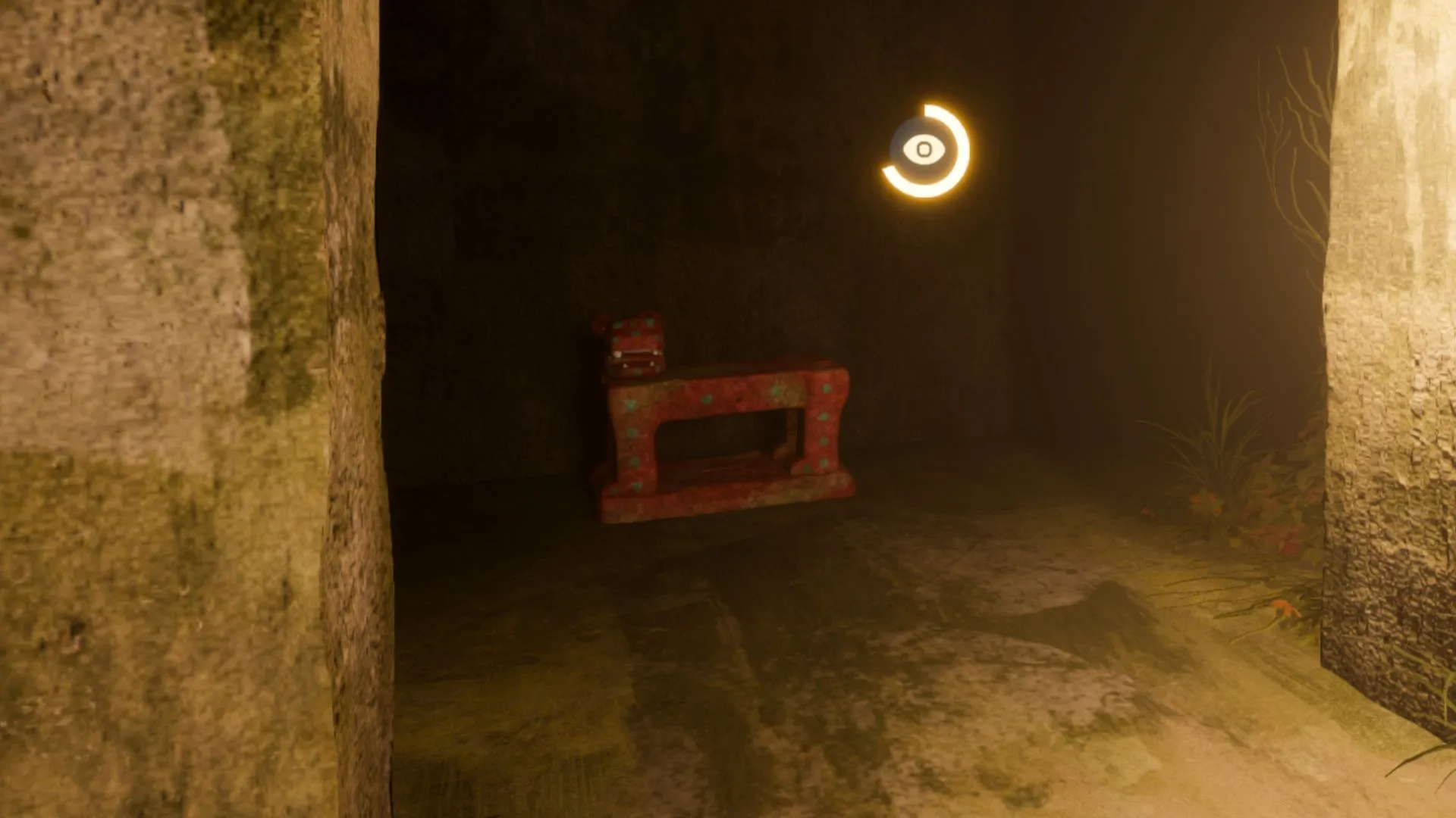 Le dragon de l'antichambre du temple