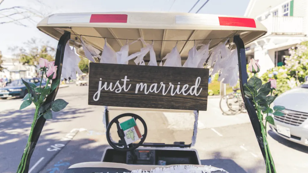 Just married