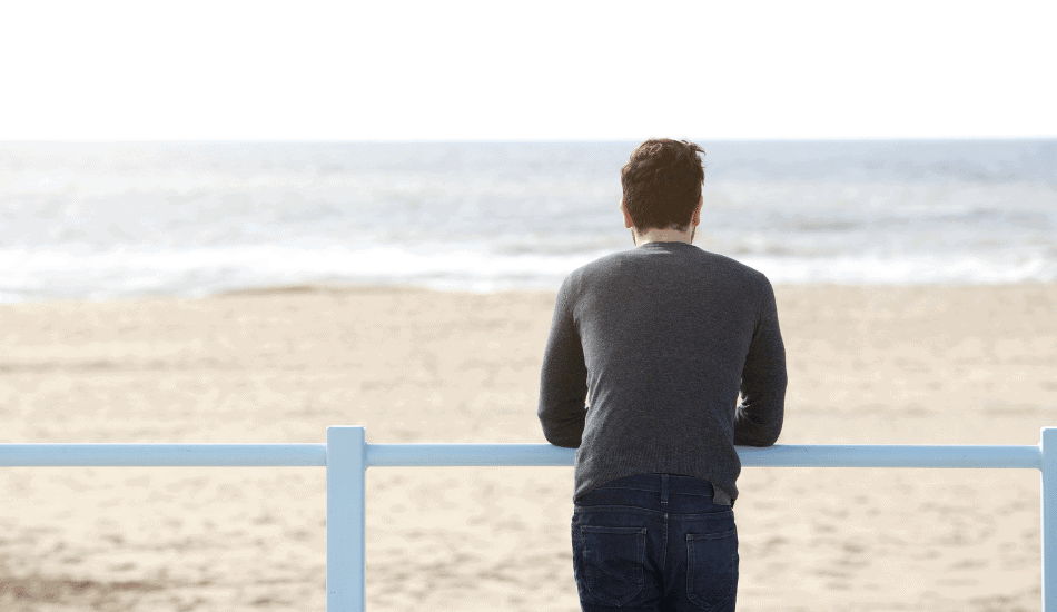 Alone-But-Reflection-On-Himself