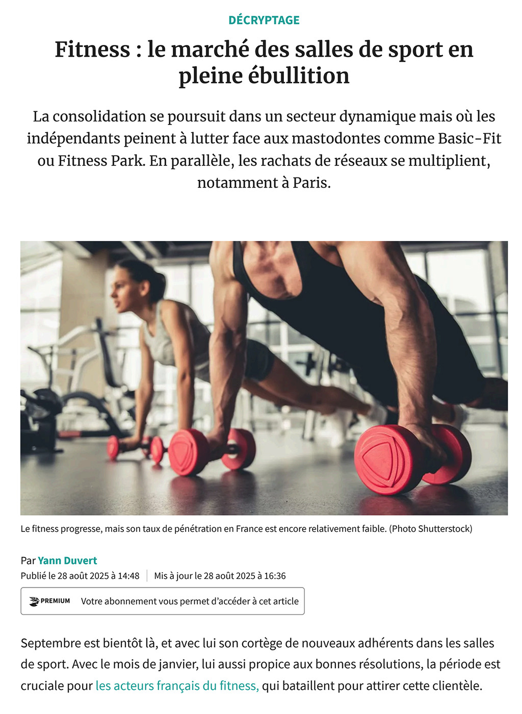 Article Les Echos