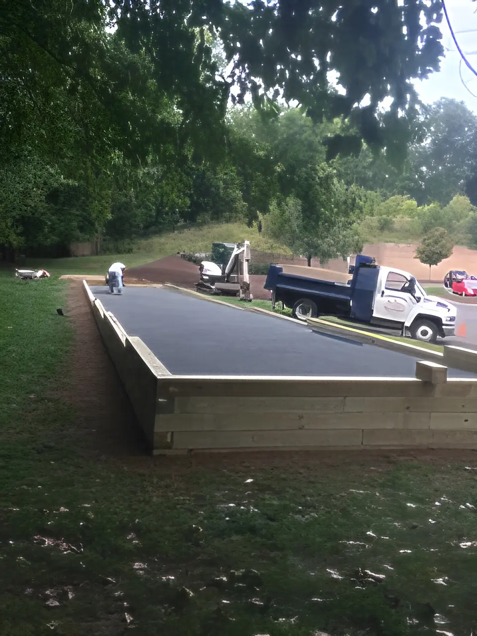 G. Deluca & Sons - Bocci Ball Court - bocci-ball-court-insatllation