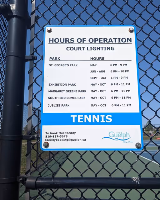 St. George Park Tennis courts
