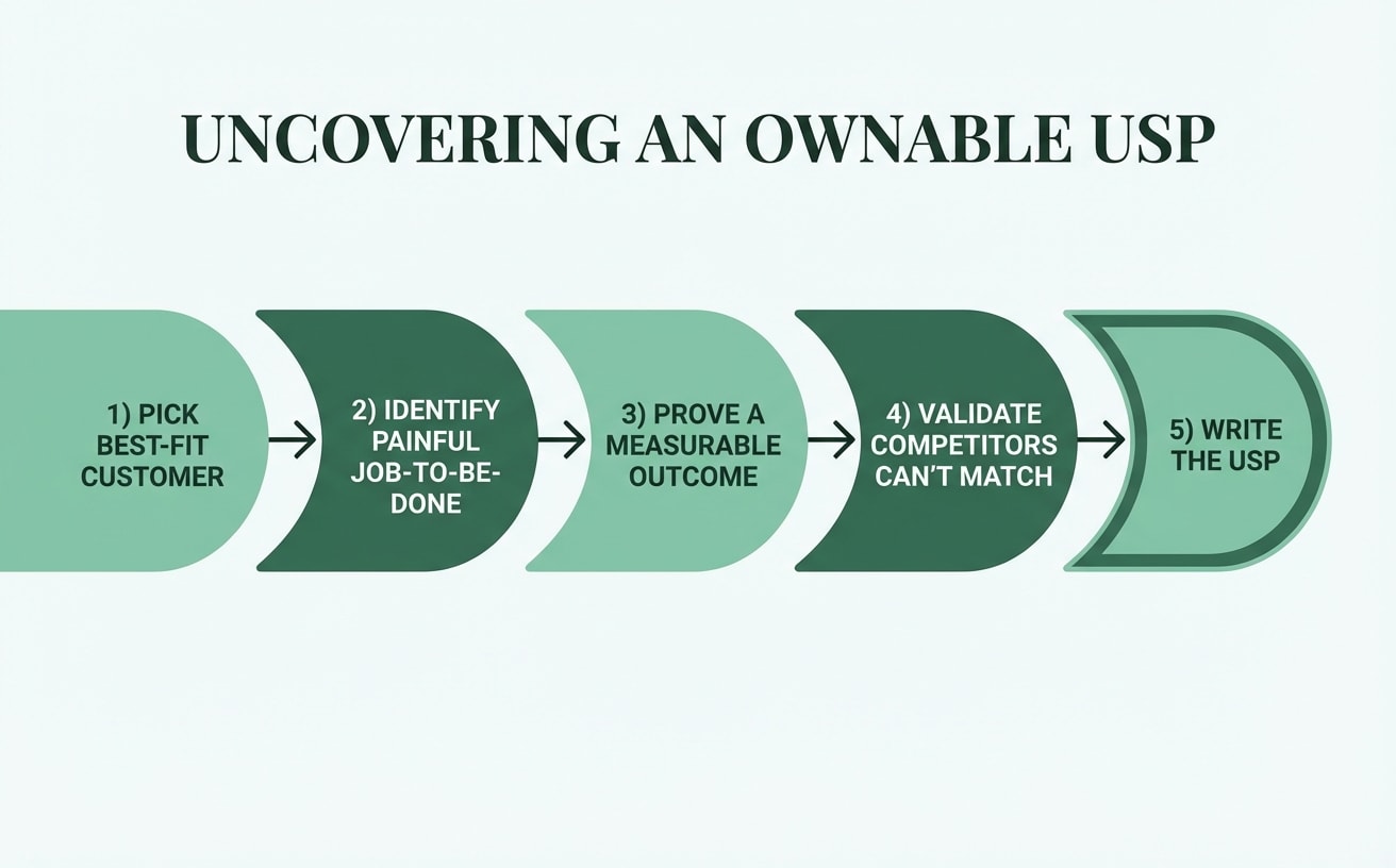 A practical workflow to uncover an ownable USP