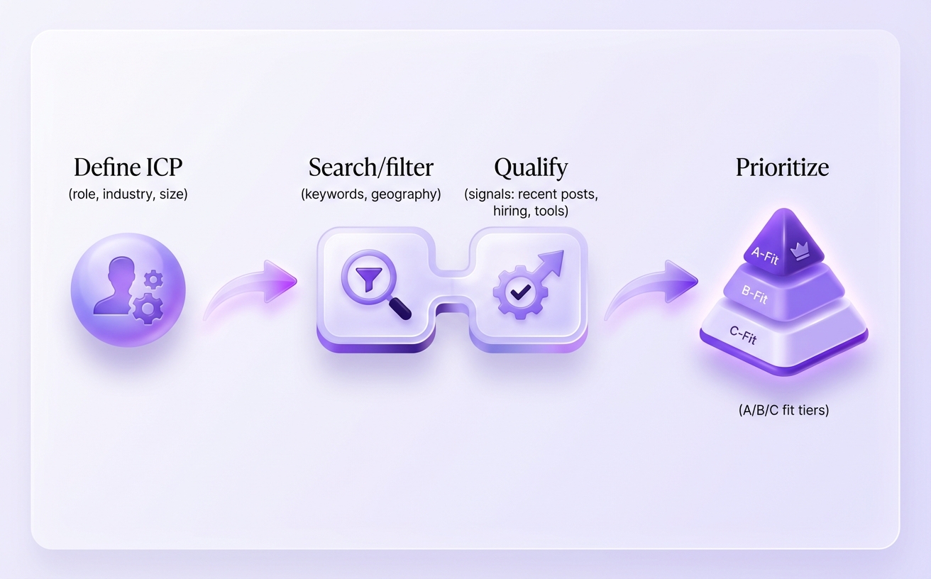 Better targeting improves fit before you send a single message.