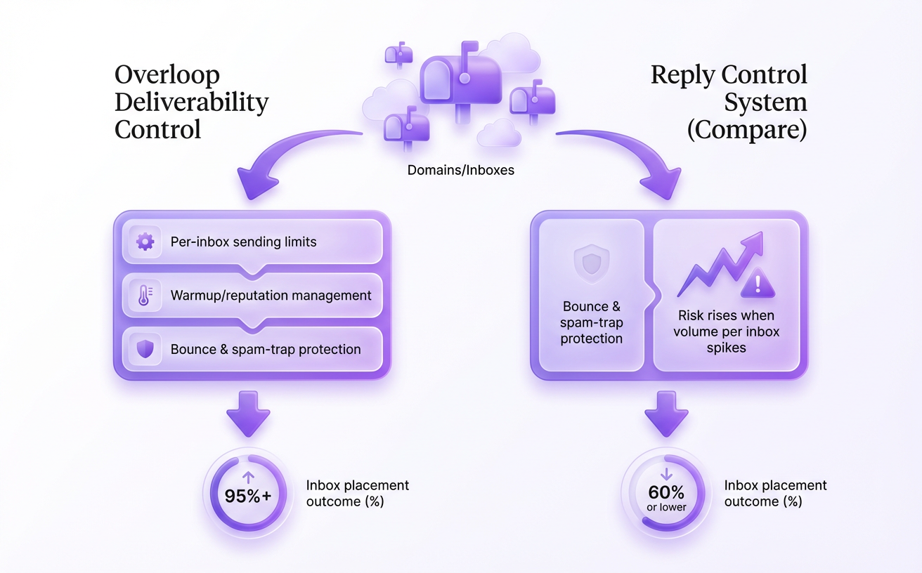 Deliverability controls that influence inbox placement