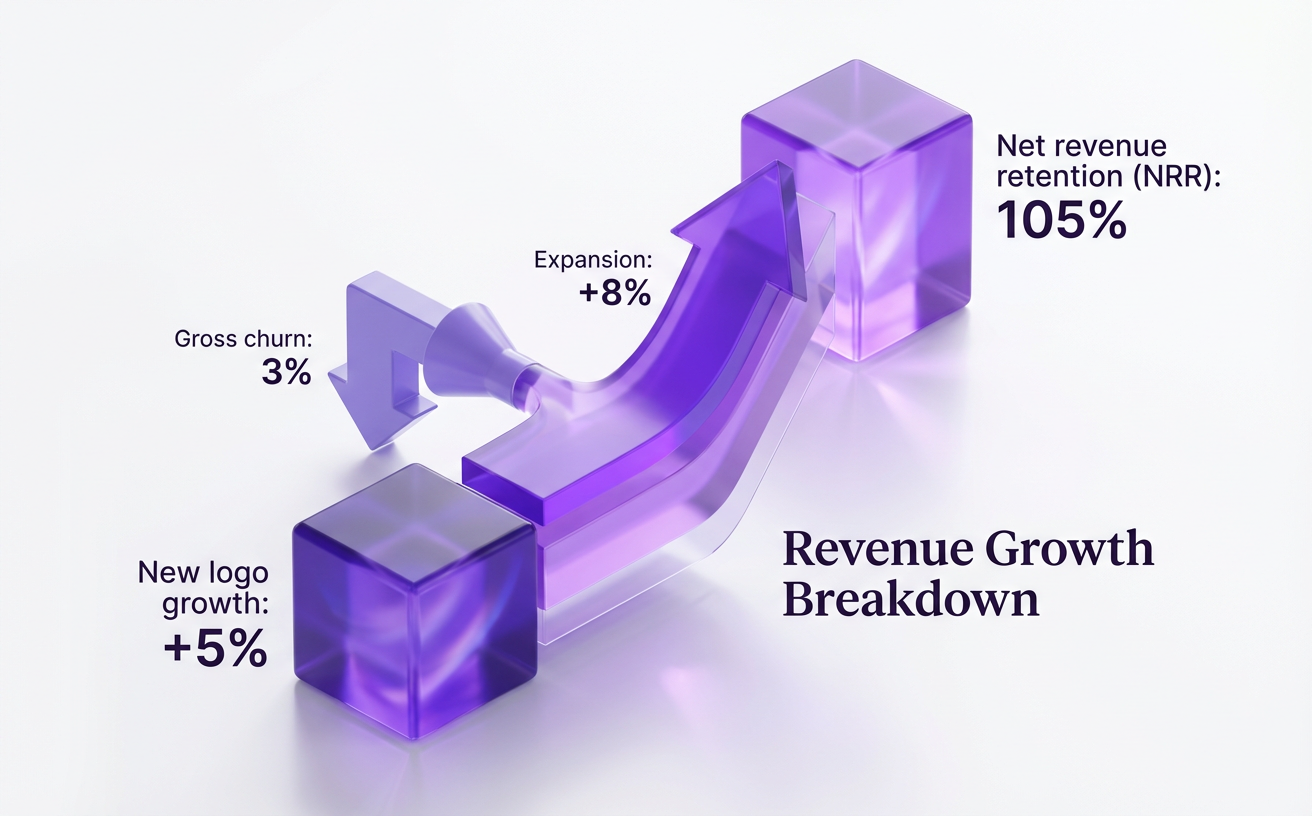 Retention and expansion often drive the easiest SaaS revenue growth.