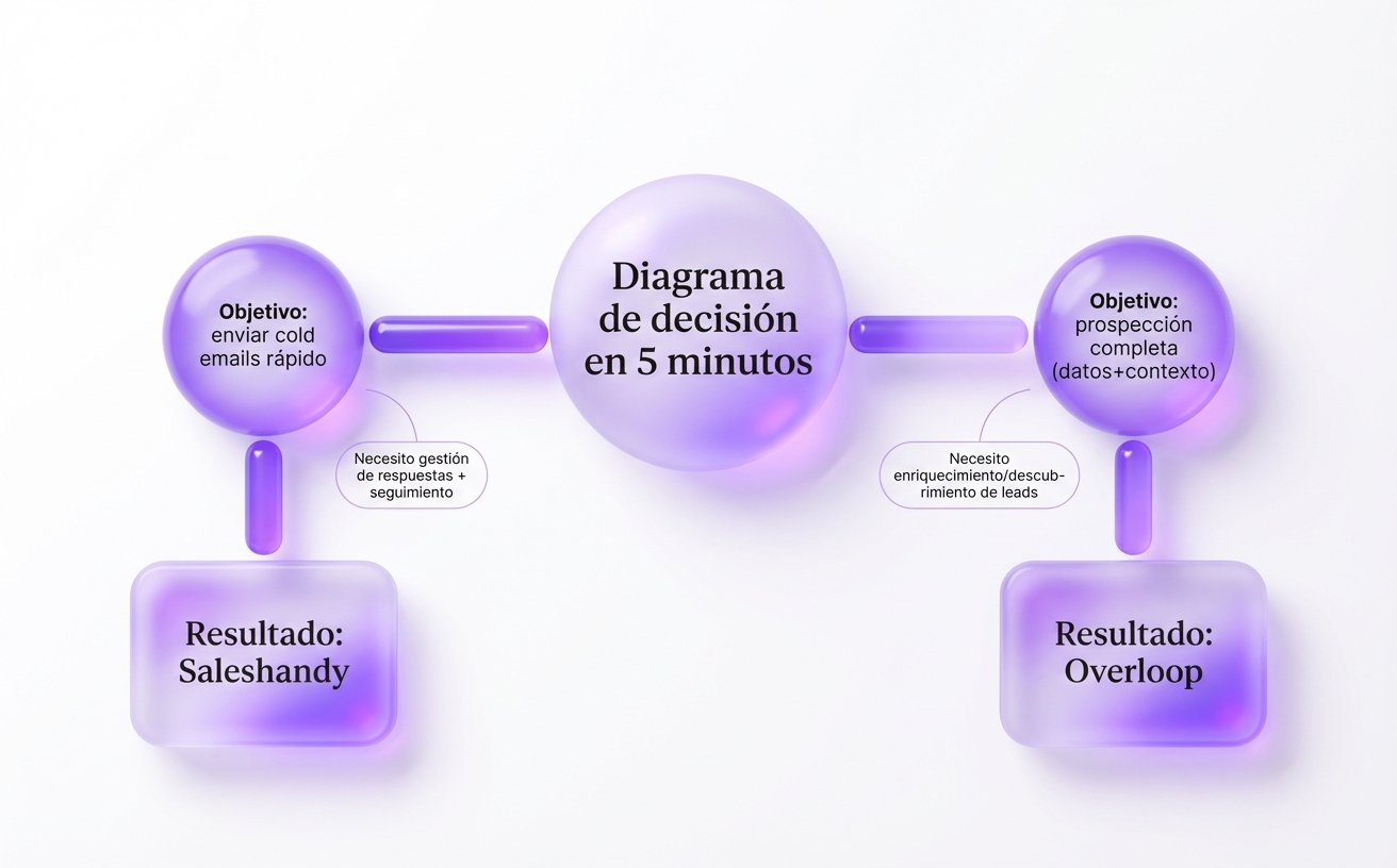 Árbol de decisión rápido: elige según tu caso real esta semana.