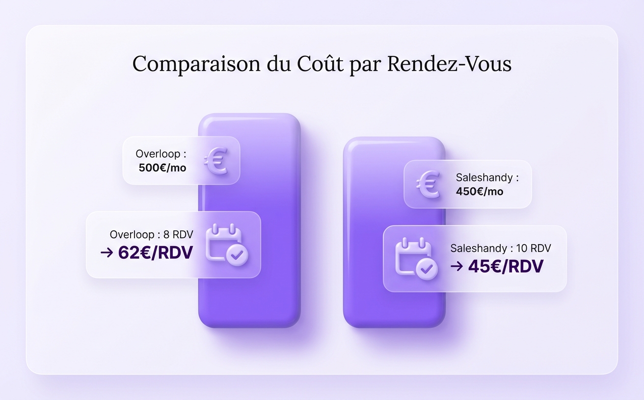 Comparer le ROI : coût total vs coût par rendez-vous