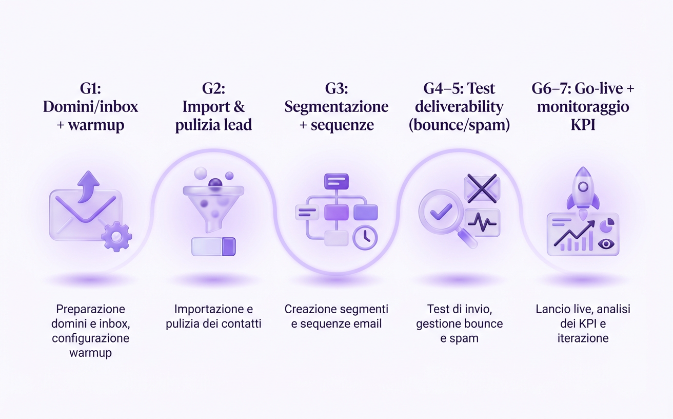 Piano in 7 giorni per migrare senza caos