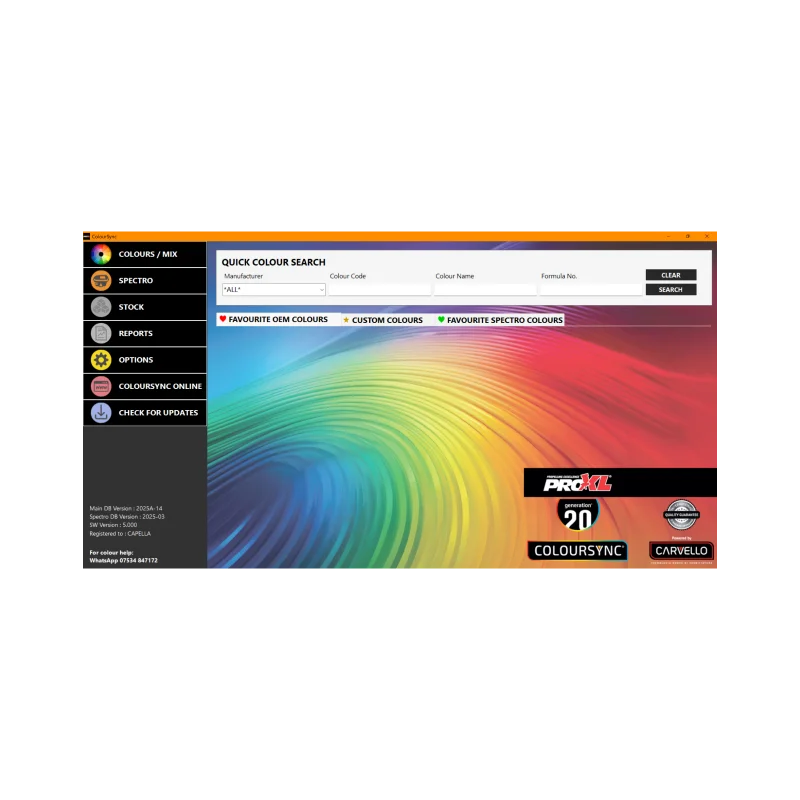 ColourSync desktop software image