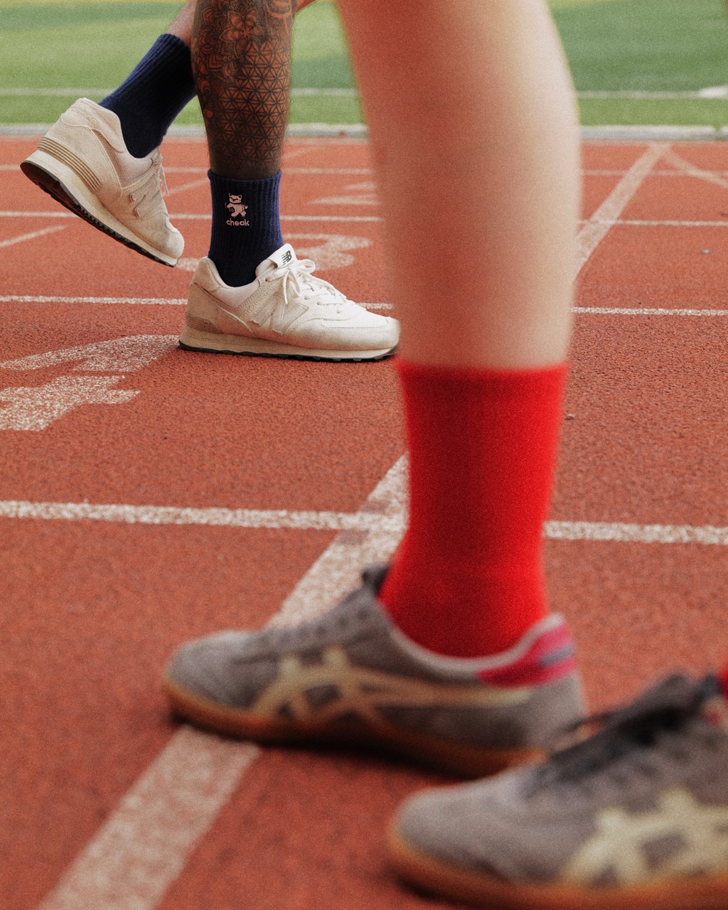 GJBC x Cheak High Crew Sock