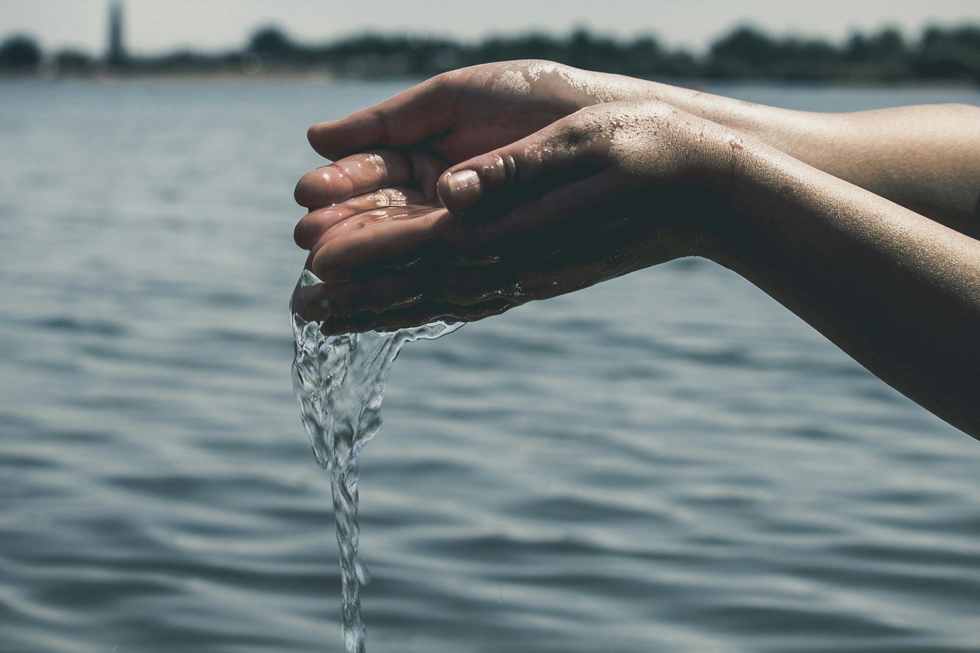Dropping Water by Hand