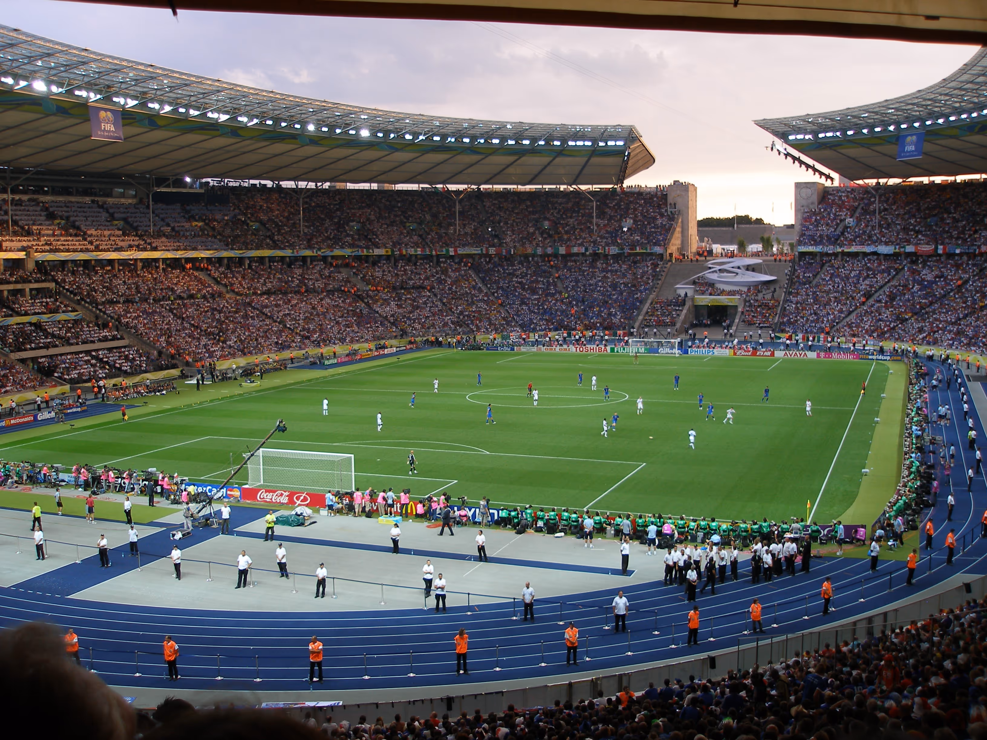 Estadio de futbol lleno