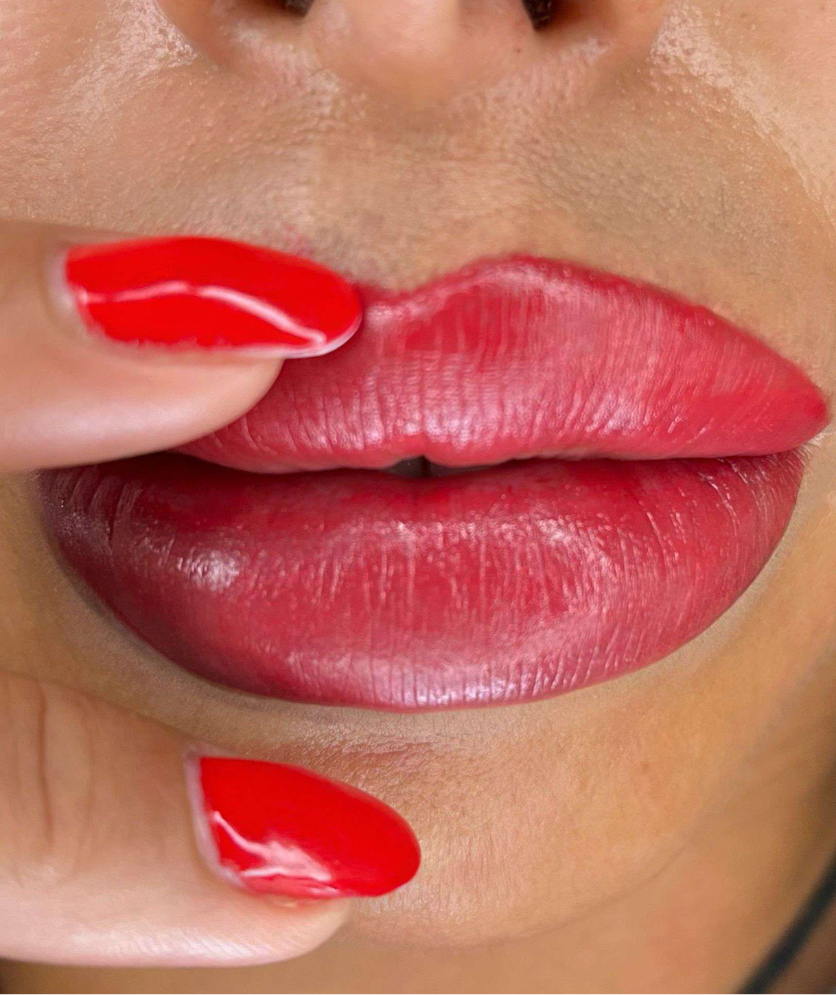 Labios con Micropigmentacion en Ibiza