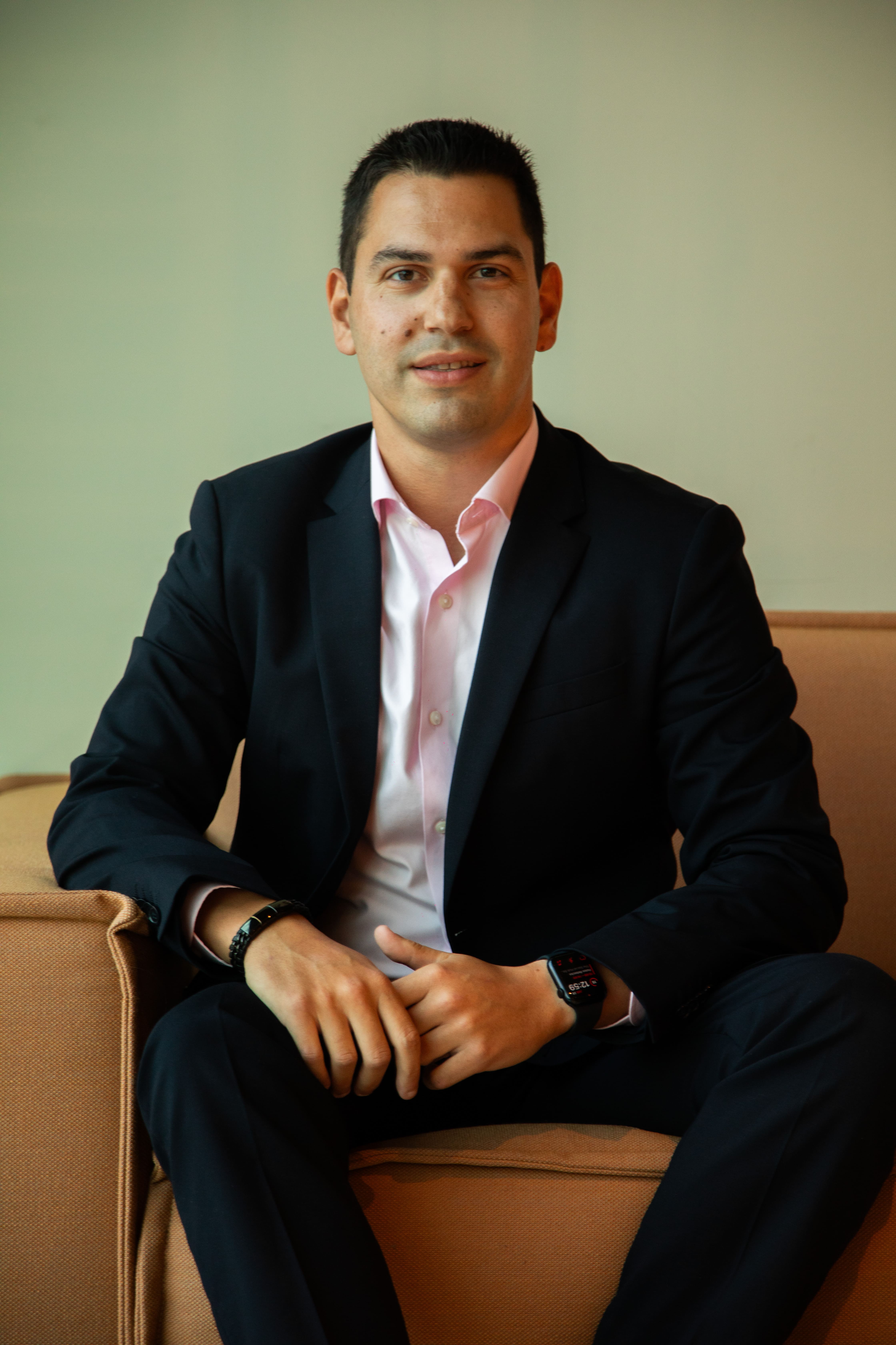 CEO Ruben posing and looking at the camera.