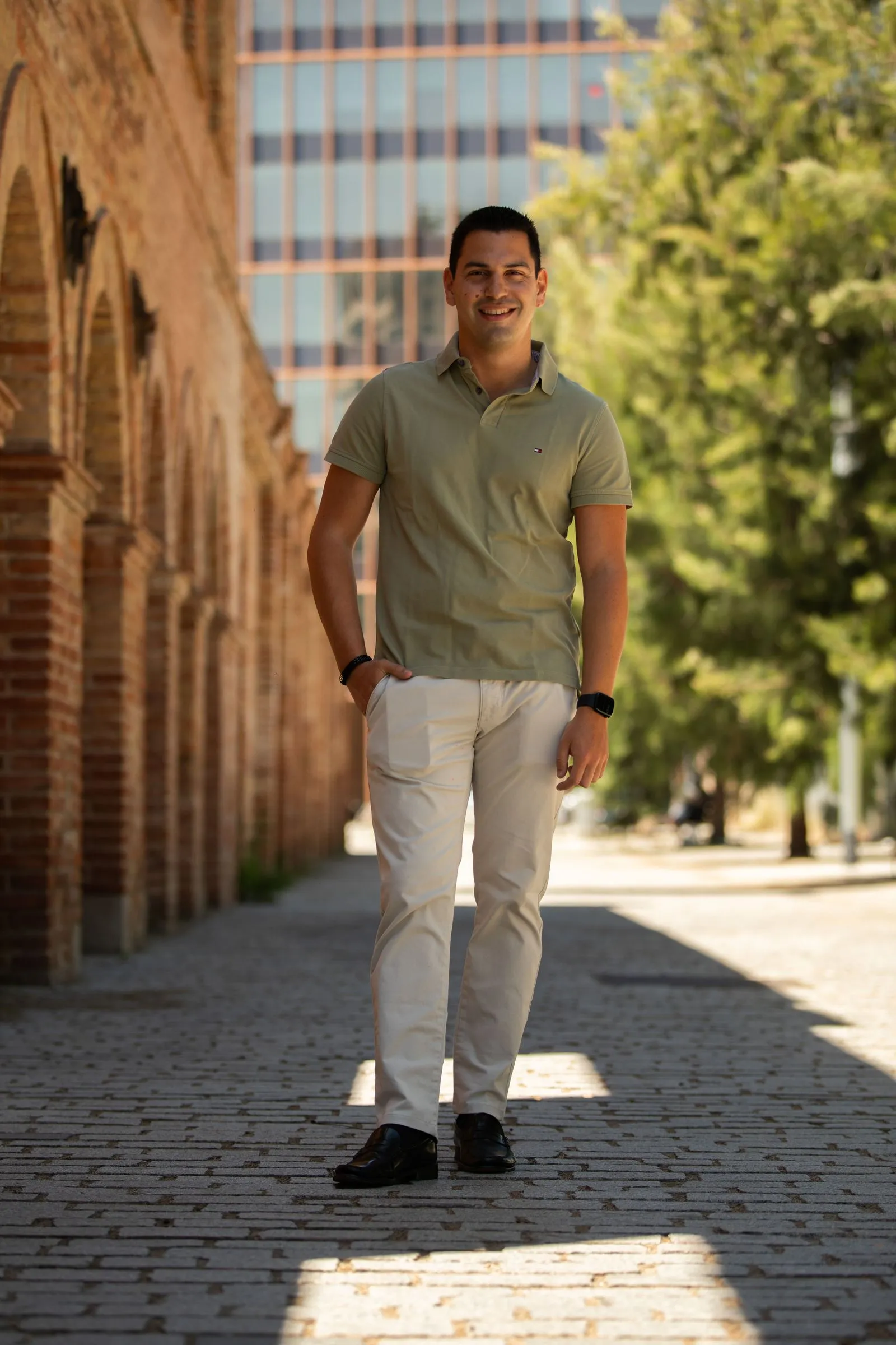 CEO Ruben standing in front of the camera.