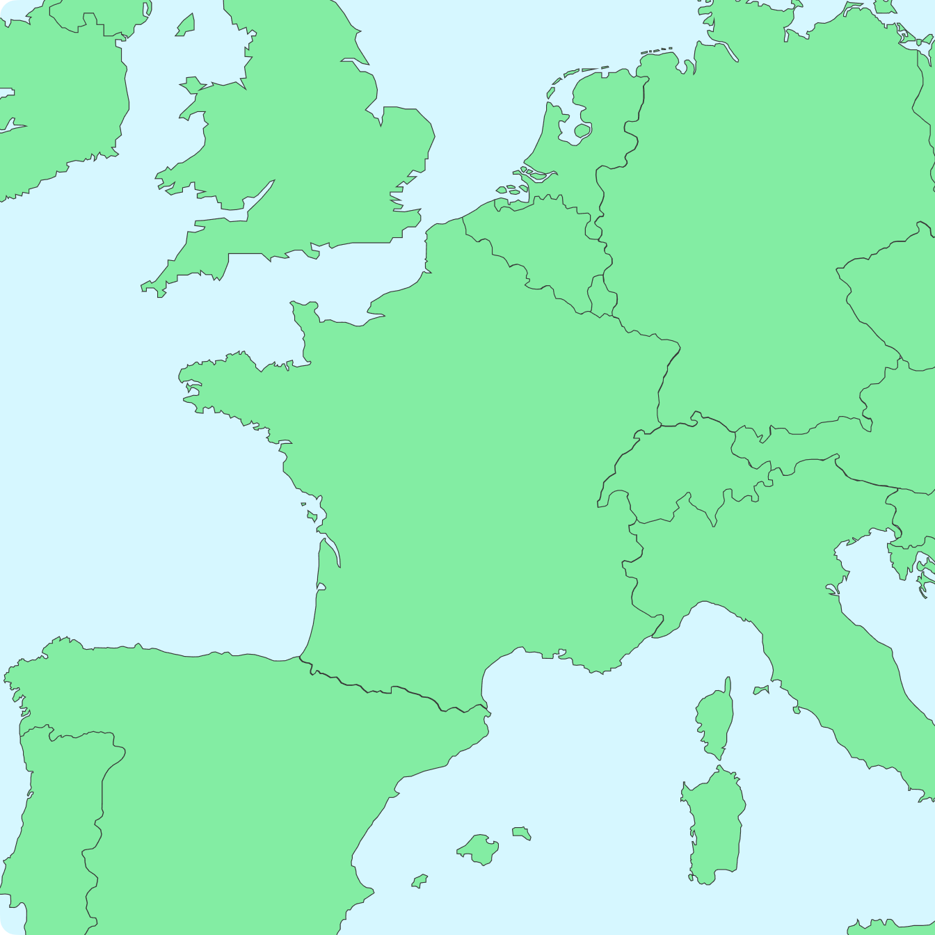 Carte du réseau de réparateurs de vélos-cargos Atelier Pro Cargo en France