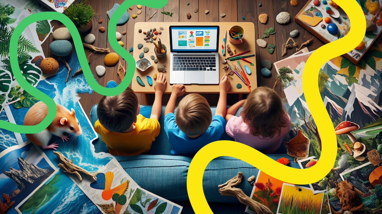 Preschoolers learning online