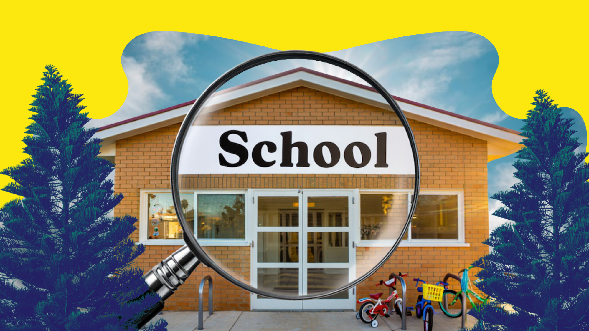 Example of a microschool with students' bikes