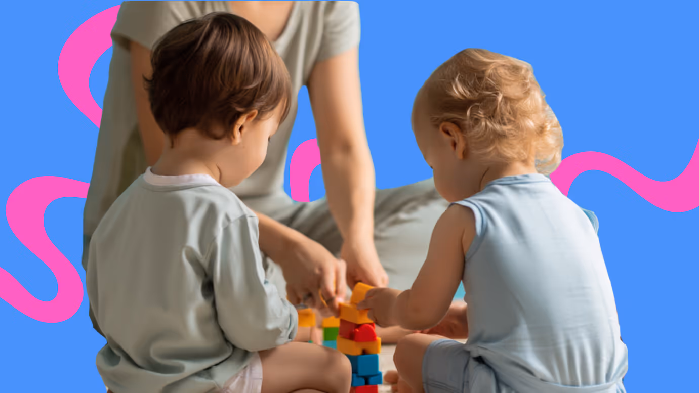 2-year-olds following a play-based homeschool curriculum