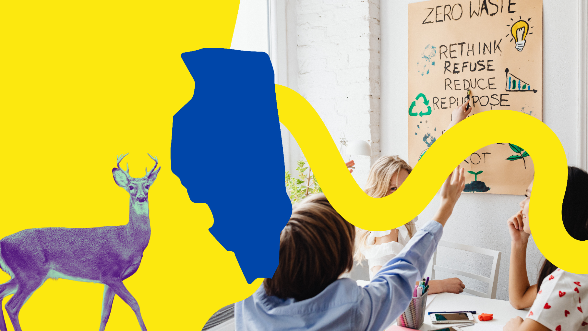 Kids learning at home in Illinois