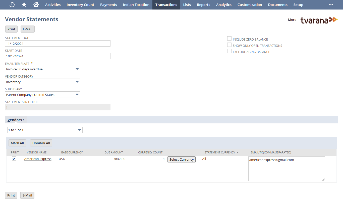 oracle netsuite