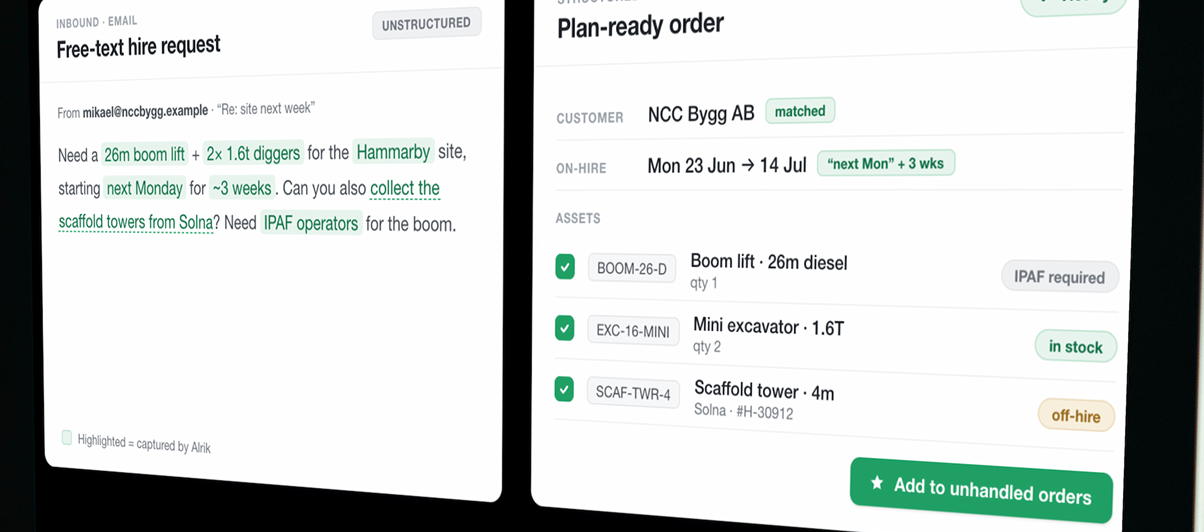 Structured inbound data integration