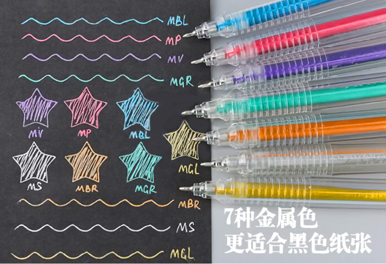 Metallic Gel Ink