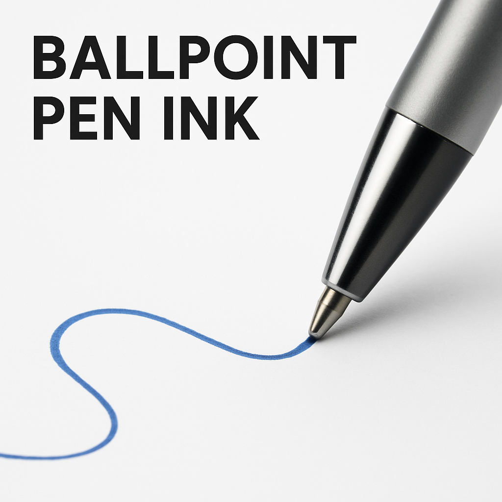 Ballpoint Pen Ink writing 