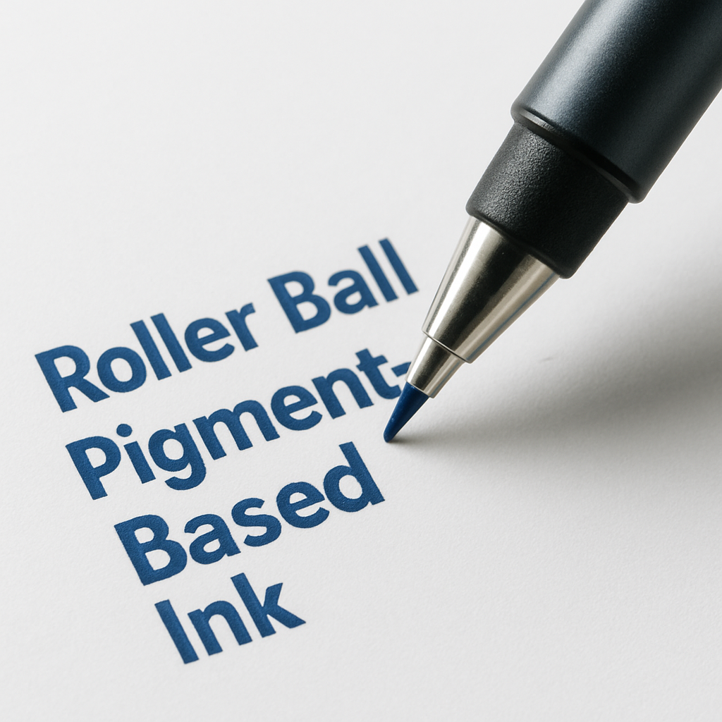 Roller Ball Pigment Based Ink