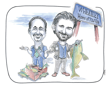 cartoon image of danny and kalan