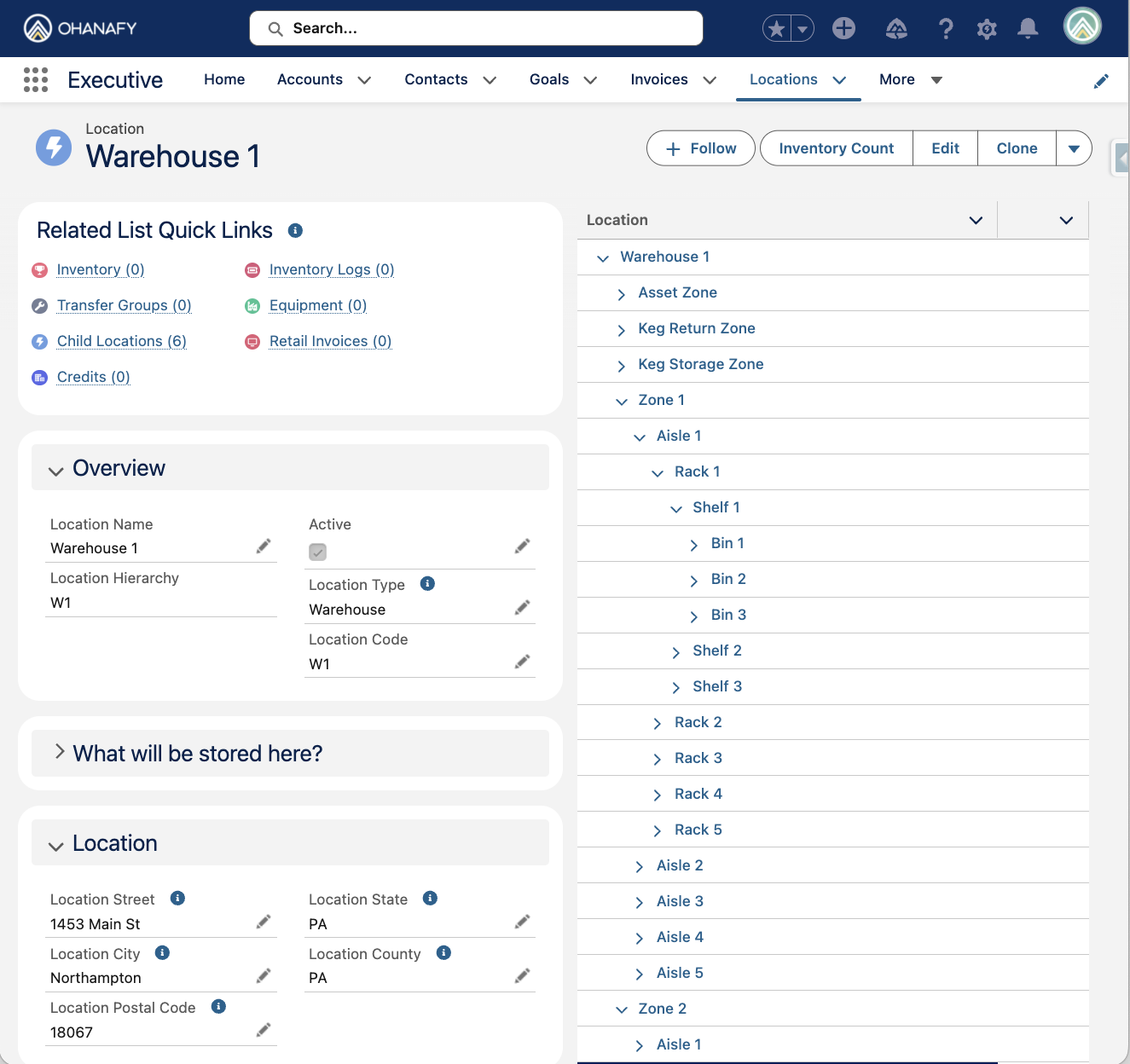 ohanafy warehouse management software