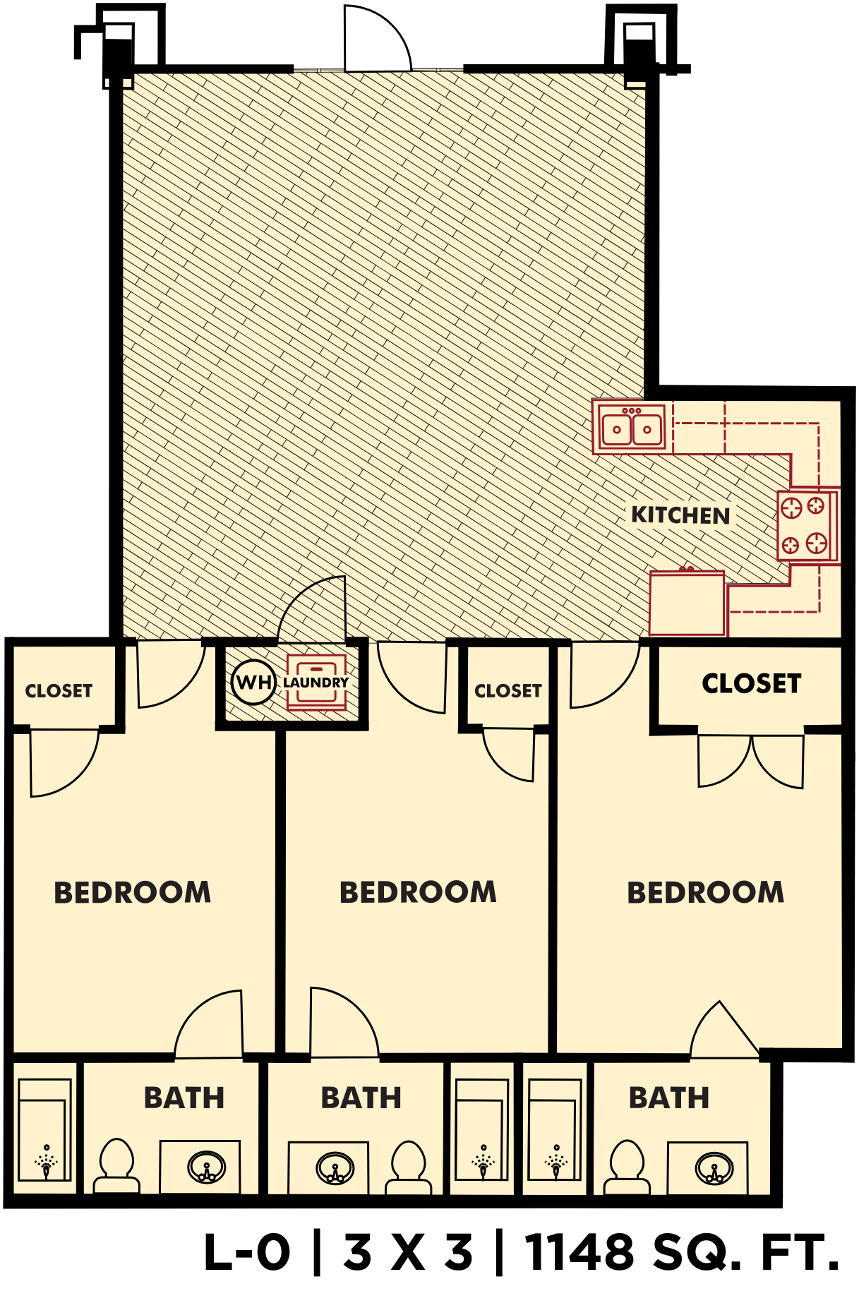 L-00-3x3 Floor plan
