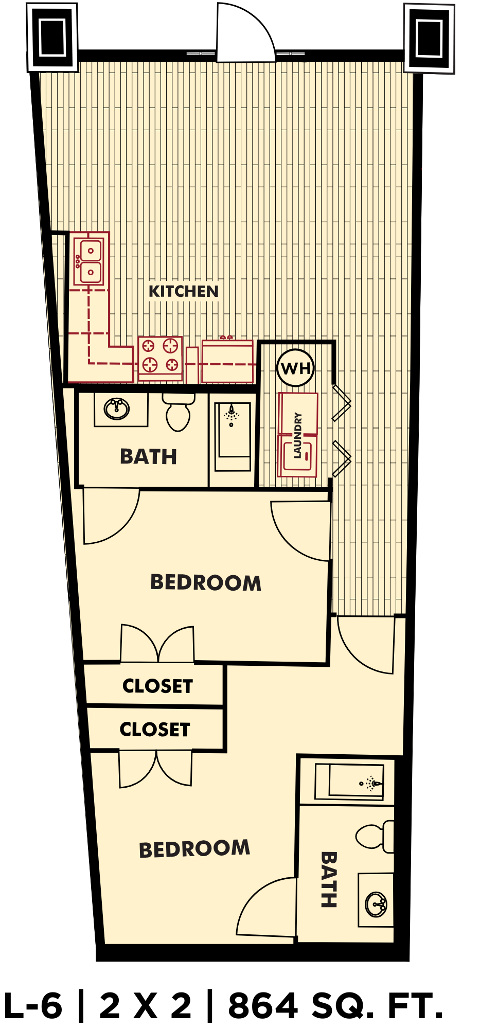 L-06-2x2 Floor plan