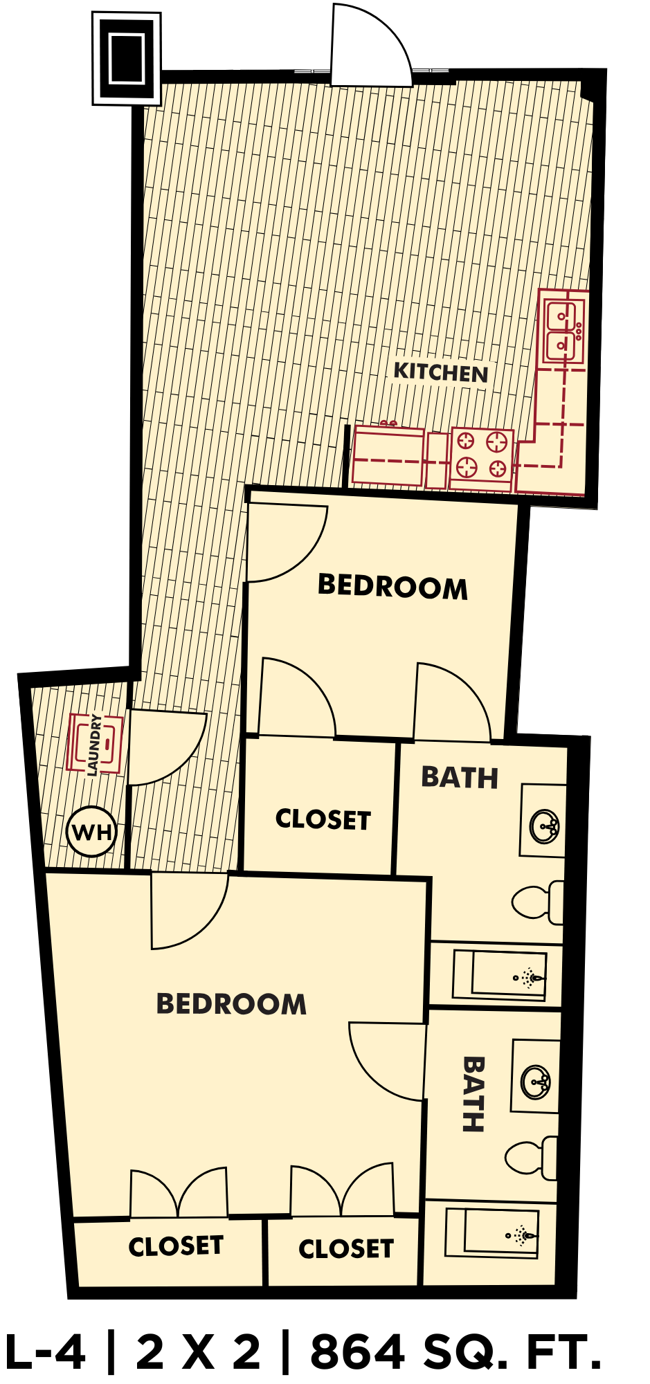L-04-2x2 Floor plan