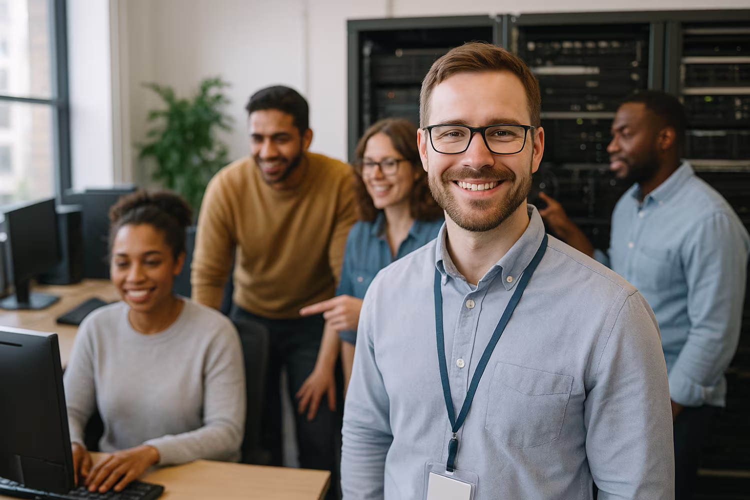 Approachable technician in managed IT company