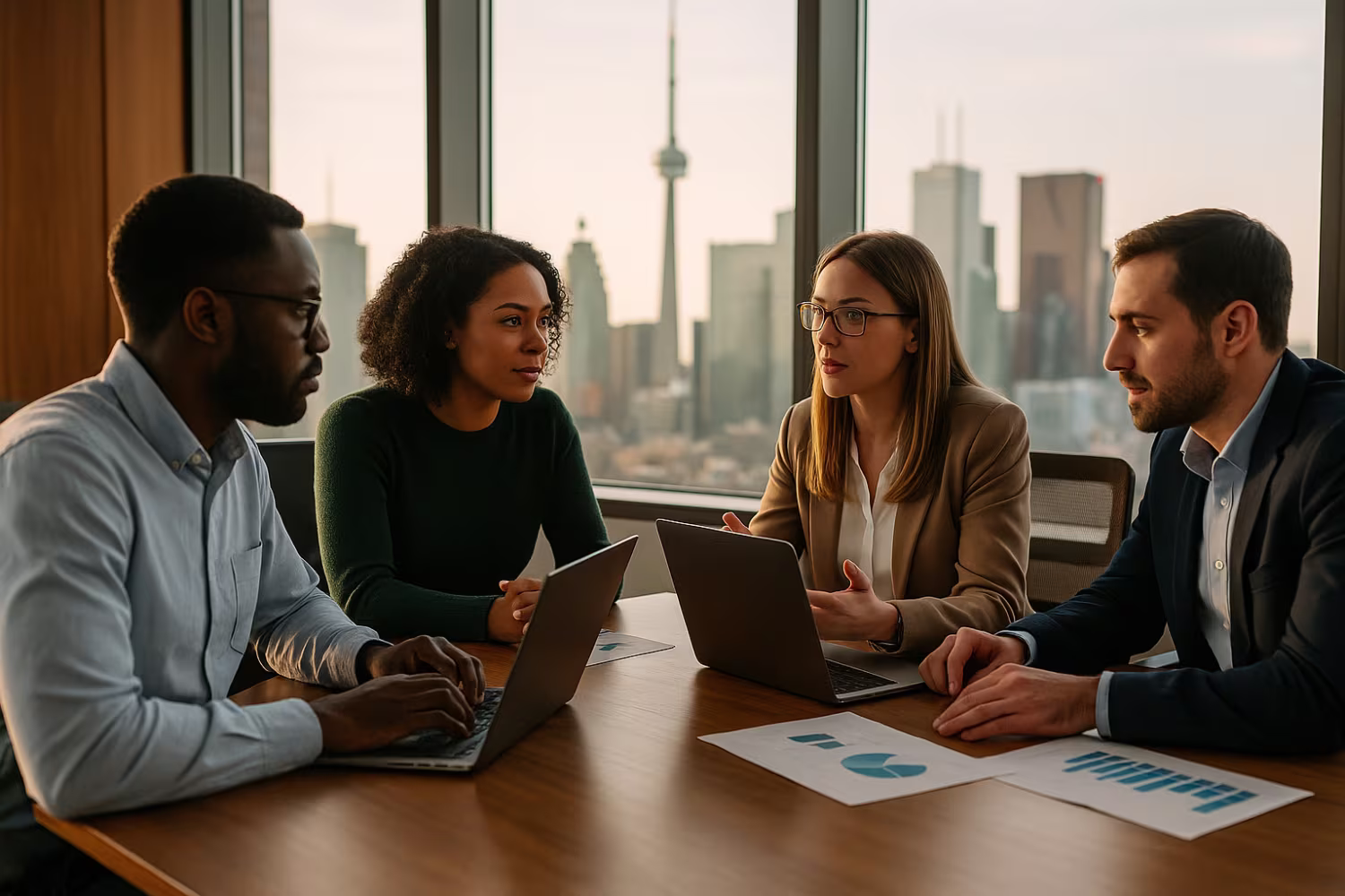 Diverse IT procurement strategy meeting