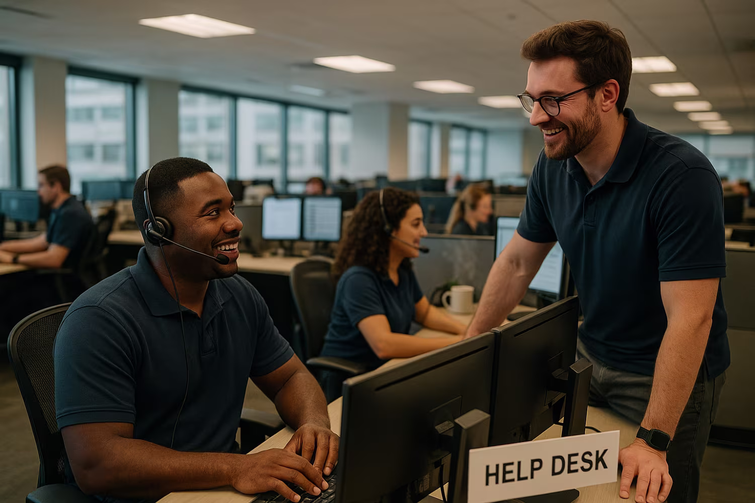 Efficient outsourced IT support team