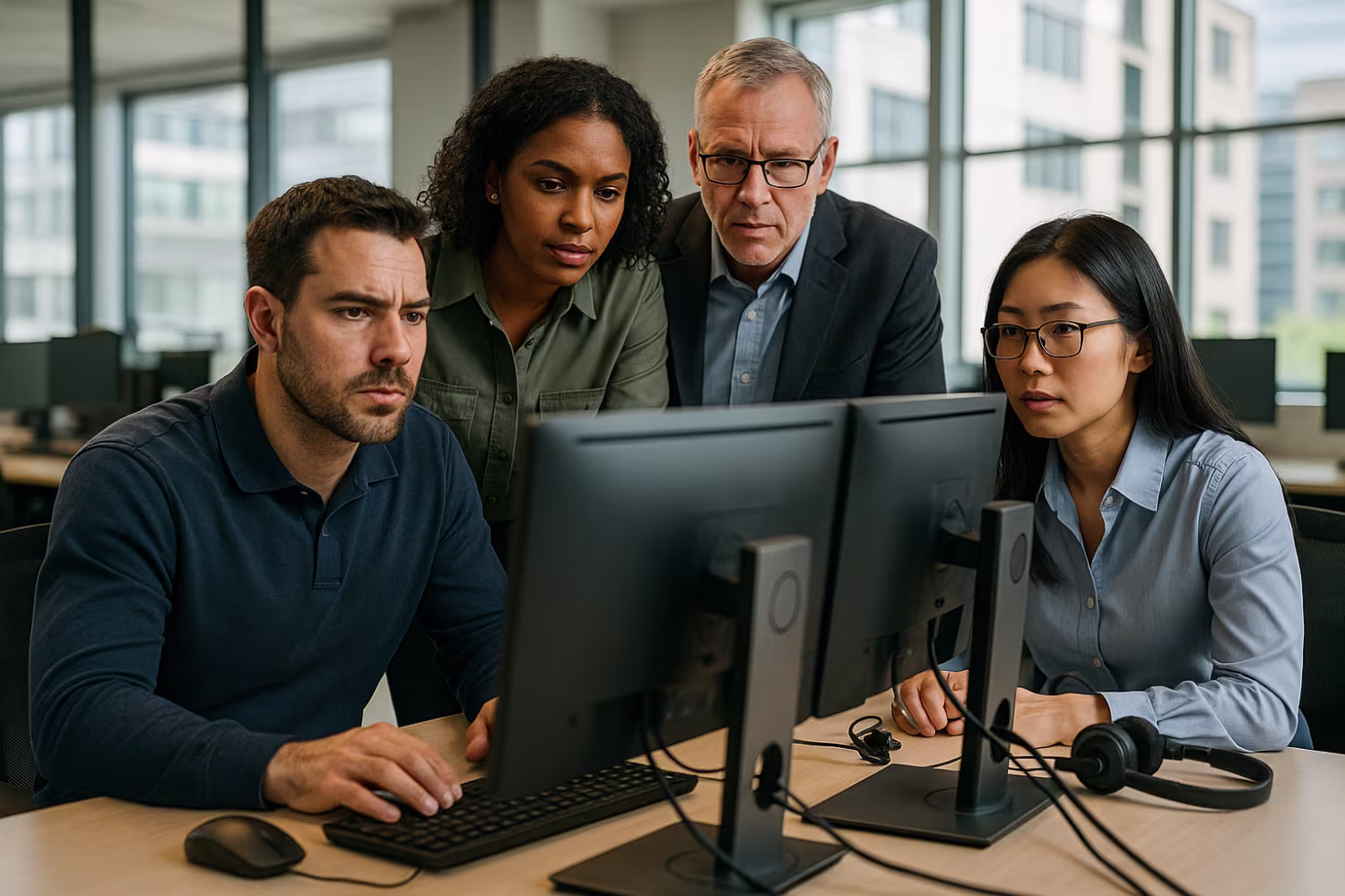 Diverse IT crisis management team