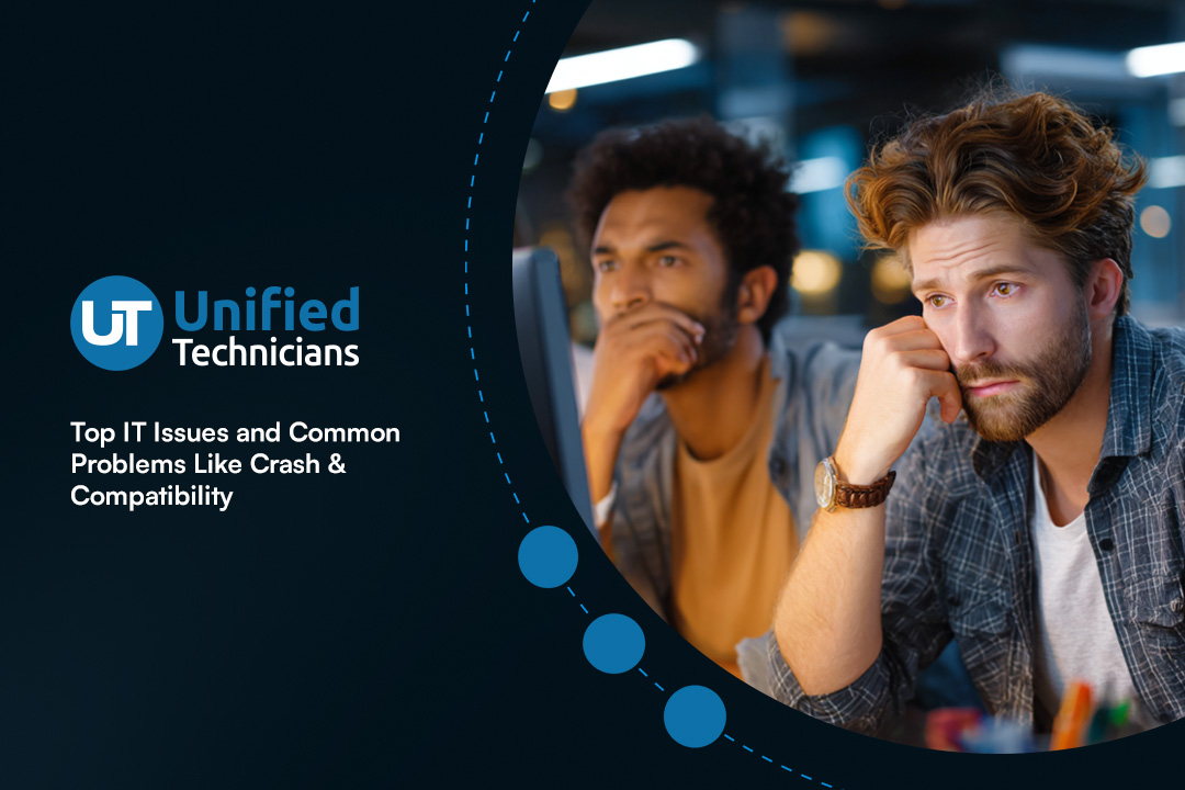 IT security agent working on his powerhouse software.