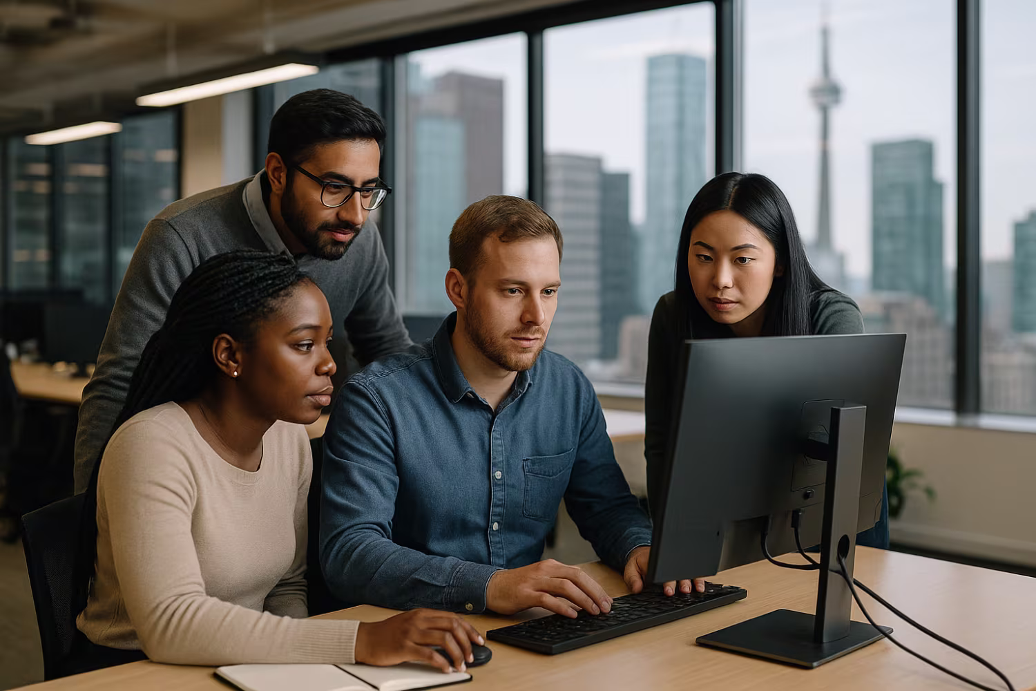Toronto managed IT services collaborating