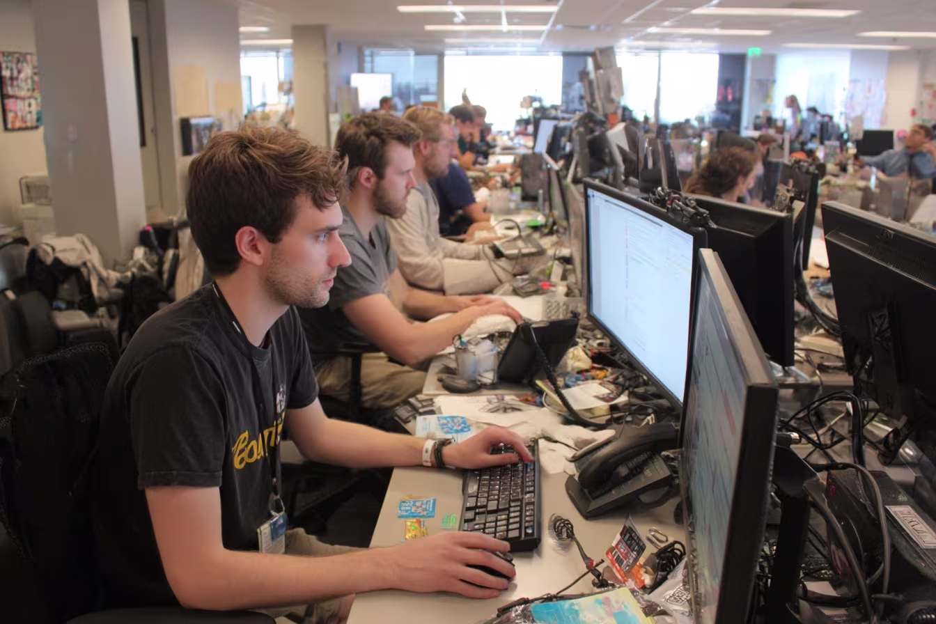 Morning teamwork at IT security office