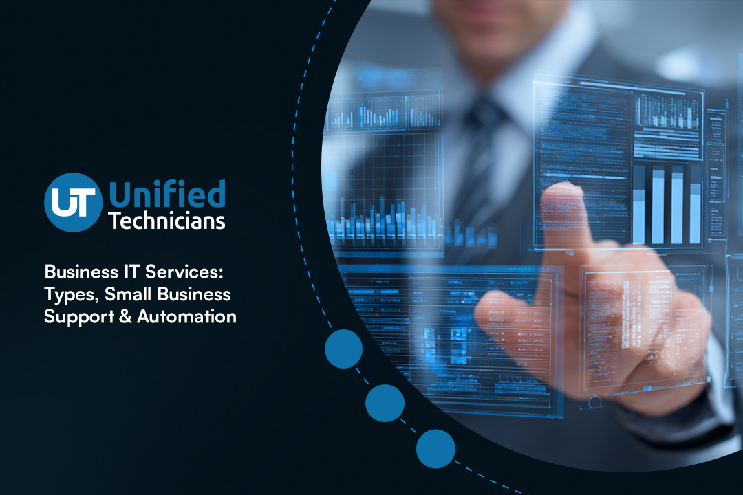 IT security agent working on his powerhouse software.