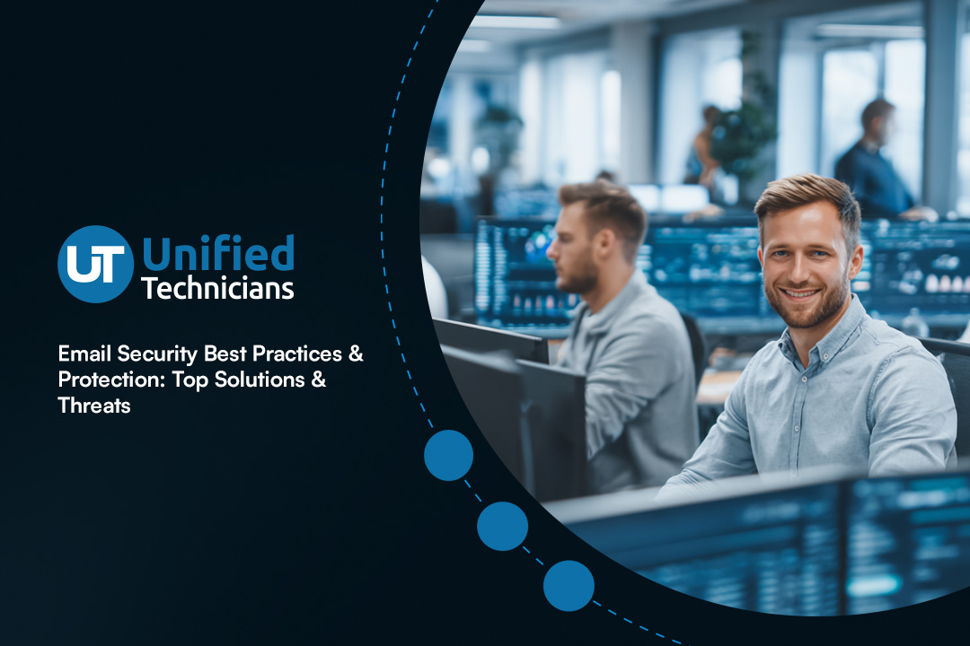 IT security agent working on his powerhouse software.