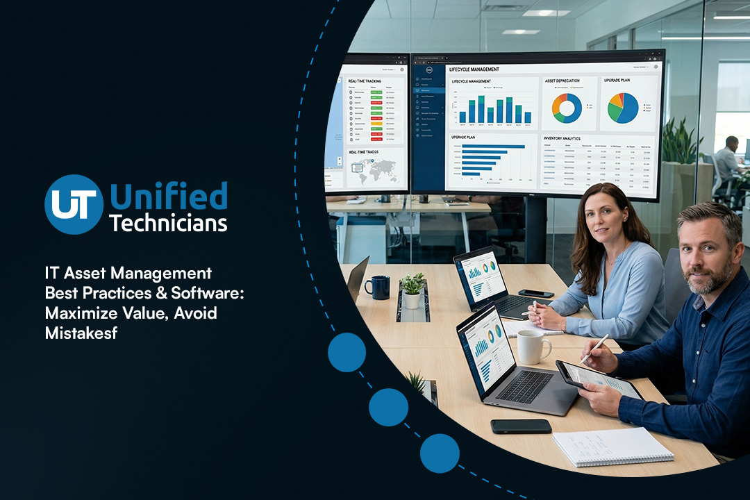 IT security agent working on his powerhouse software.